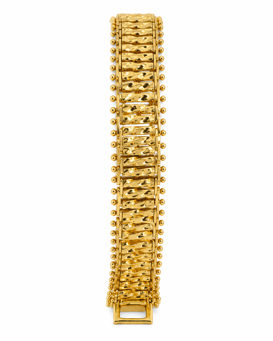 Textured Gold Cuff Bracelet