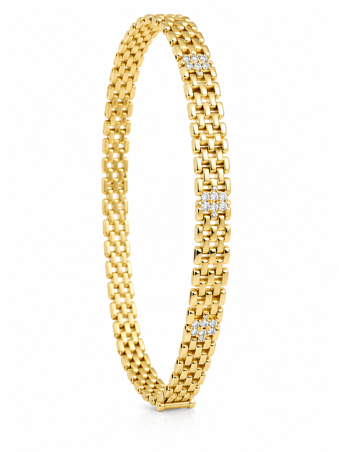 Golden Blossom Link Bracelet
