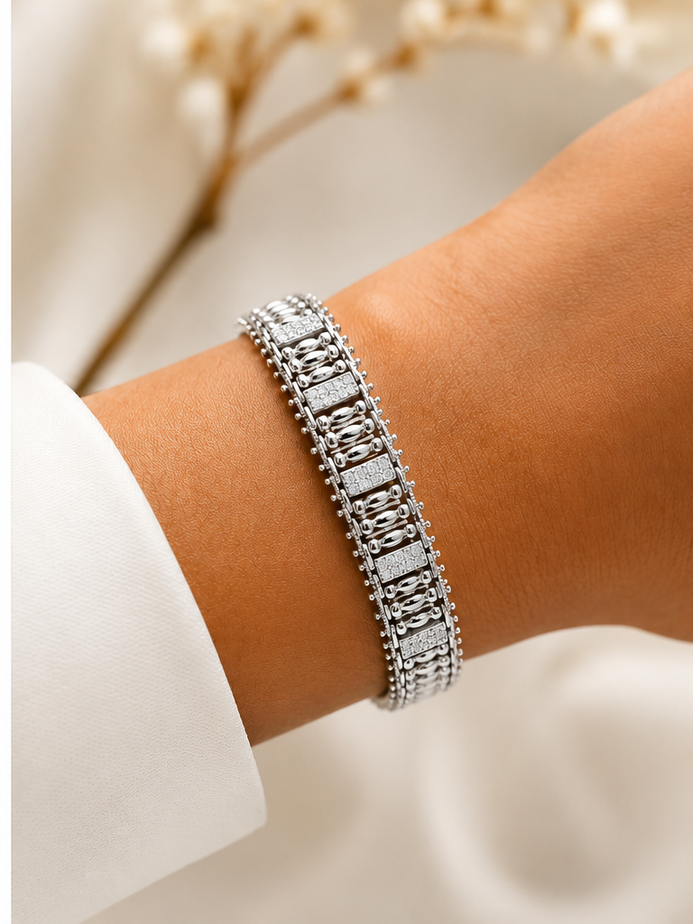 Luxe CZ Crystal Unisex Bracelet