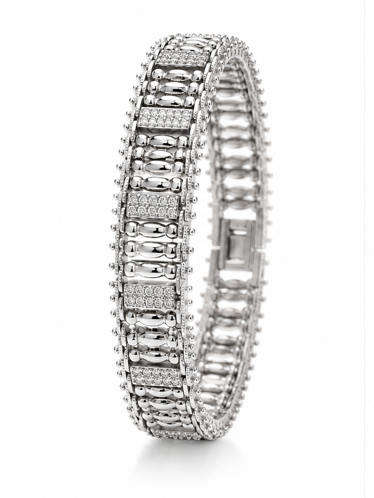 Luxe CZ Crystal Unisex Bracelet