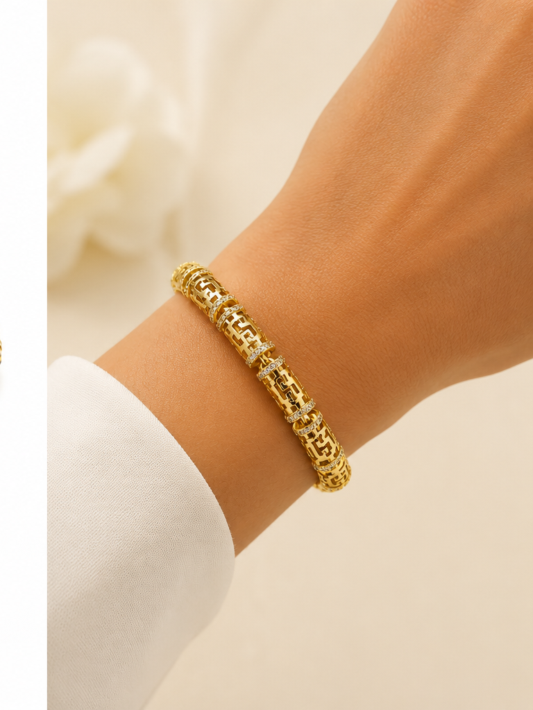 Imperial Mosaic CZ Bracelet